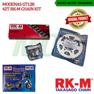 GT128 RKM / RK-M CHAIN KIT / SPROCKET SET