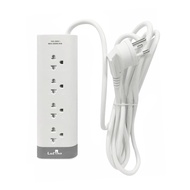 รางปลั๊กไฟ 4 ช่อง 1 สวิทช์ LUZ LUZINO EI-104 3M.