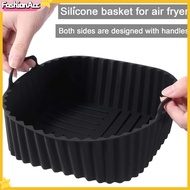 FA|  Silicone Air Fryer Tray Air Fryer Silicone Basket Reusable Silicone Air Fryer Basket Tray for 7
