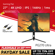 PRISM+ PG270 Ultra 27" IPS 144Hz 1ms 4K UHD 130% sRGB eSports Grade Adaptive-Sync Gaming Monitor [38