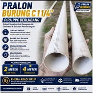PRALON BIRD C 1 1/ 4" Quality White PVC | 2 Meter & 4 Meter Longpilihan | Eternal Rhema Group