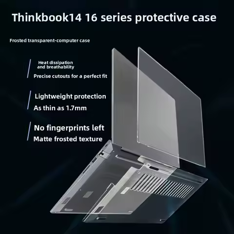 For Lenovo ThinkBook 14 16 Gen 8/7/6 Laptop ThinkBook14 16 G8 IAL Transparent Case Hard Shell Scratc