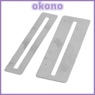 OKONO 3Sets Guitar Fret Guard, Steel Silver Color Fret Wrap, Professional 7.8cm Size Protector Guita
