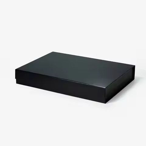 Geotobox 38x28x6cm | 36.6x26.9x5.3cm Large Shallow Size Magnetic Closure Collapsible Gift Boxes Pack