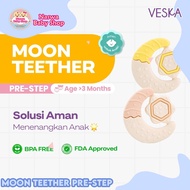 Veska By Leka Cloud Baby Moon Teether Pre-Step Baby Teether