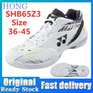 2023 Yonex รองเท้าแบดมินตันลายเสือสีขาว รองเท้าใส่เล่นแบตมินตันสำหรับทุกเพศระบายอากาศได้กันลื่นรุ่น yonex 65Z3 รองเท้าแบดมินตัน(Kento Momota Edition)
