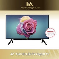 Sharp 42" Full HD LED TV Digital TV 2T-C42BD1X / 2TC42BD1X 电视机 Televisyen