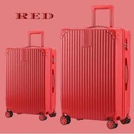 Retro Luggage Aluminium Corner design 12 inch/14 inch/20 inch/24 inch ABS Material SuitcaseTravel LU
