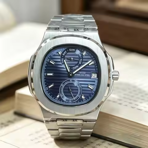 DIDUN New TOP Luxury Men Quartz Watches Classic Business Stainless Steel Rose gold Male Fashion Naut