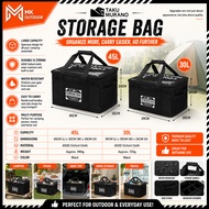 Taku Murano 30L-45L Folding Storage Box Camping Picnic Bag Storage Container Tableware