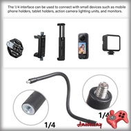 AMOONA Flexible 28cm 35cm 48cm Bendable 1 4-20 Inch Male To Female Extension Rod For Camera Tripods 