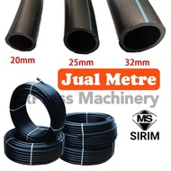 HDPE POLY PIPE 20MM , 25MM, 32MM (SIRIM APPROVED) / PIPE HITAM POLY