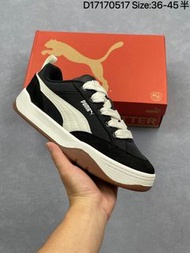 PUMA Slipstream Lo Laces 男女情侶經典撞色板鞋 休閒潮流時尚鞋款 黑 36-45