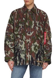 BEAUTIFUL PEOPLE X ALPHA INDUSTRIES REVERSIBLE DOUBLE END FIELD COTTON JACKET