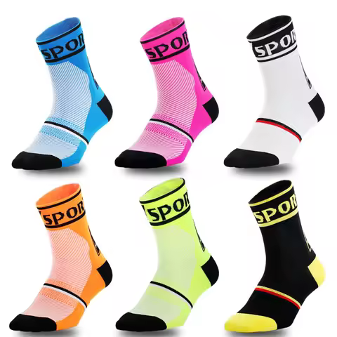 Sport Sock Women Men Sport Sock Supply Running Riding Cycling Over Knee Basketball Biking Breathable