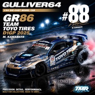 GULLIVER64 1/64 GR86 Team Toyo Tires D1GP 2025 #88 M. Kawabata Diecast Model Car GU64101 – Premium D