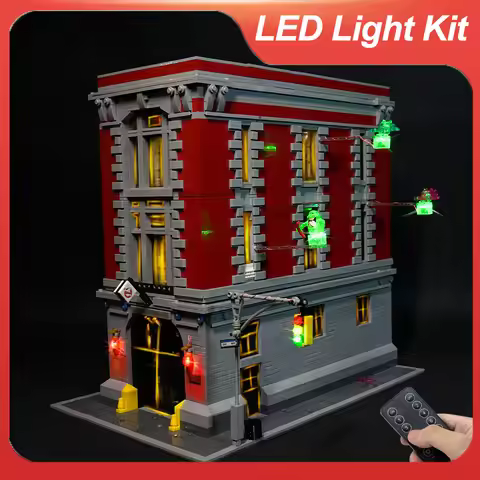 Led Light Set for 75827 Building Blocks City Street Ghostbusters Firehouse Headquarters( Not Include