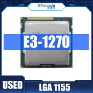 เริ่มต้น【รับประกันหนึ่งปี】ใช้ซีพียู Intel Xeon E3ของแท้โปรเซสเซอร์สี่คอร์1270 E3-1270 3.4 Ghz 8ม. 80W LGA 1155รองรับเมนบอร์ด B75