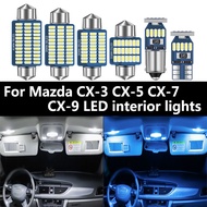 100% Canbus For Mazda CX-3 CX-5 CX-7 CX-9 CX3 CX5 CX7 CX9 Vehicle LED Interior Dome Map Light Licens