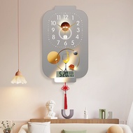 ERLIANGTAOHUA | Scandinavian Luxe Easy Install Living Room Wall Clock