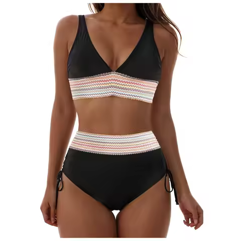 Women Swimwear 2 Pieces Plant Print Bathers Bathing Swim Suit Women Female Beach Swim Wear Bathing S