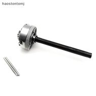haostontomj 3 Jaw Zinc Alloy Lathe Chuck Wood Turning Clamp Drilling Tool Threaded Back For Machine With Connecg Rod Chuck Hand Drill Connecg Rod MY