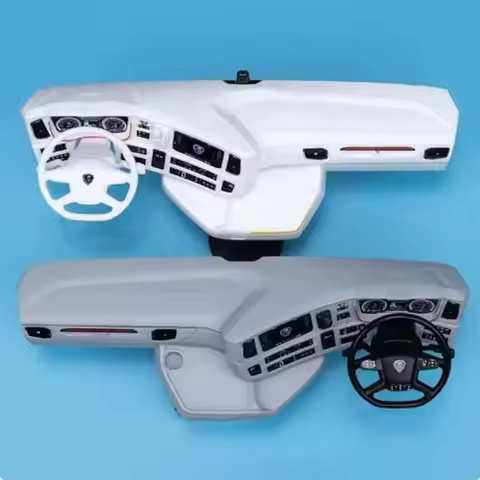770S Simulated Plastic Dashboard Interior Center Console for 1/14 Tamiya RC Truck SCANIA 770S 56368 