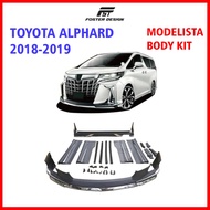 TOYOTA ALPHARD 2018 2019 MODELLISTA BODYKIT / LIP SKIRT / DOOR PANEL / BODY KIT 18 19 20