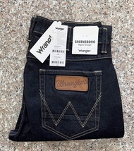 Wrangler greensboro ทรงกระบอกธรรมดา ผ้ายืด ของแท้