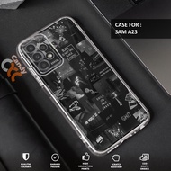 SAMSUNG A23 Case - SAMSUNG A23 Casing AESTHETIC Motif - Premium Fourside Softcase - TransparentBENIN