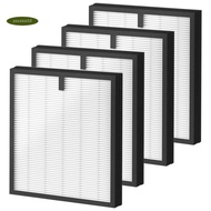 4 Pack HY4866 True HEPA Air Purifier Replacement Filter For