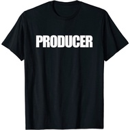 Producer Film or Music Production On Set ID T-Shirt – Men's Retro 90s Vintage Shirt Unisex Cotton Co