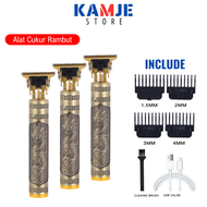 KAMJE Alat Cukur Rambut Kumis Jenggot Elektrik Tanpa Kabel Hair Clipper