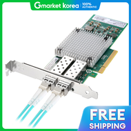 NextU | NEXT-542SFP-10G PCI-Express x 8 อะแดปเตอรเซรฟเวอร/แลนการดแบบสองพอรต SFP+ 10G