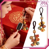 GANTUNGAN Feng Shui Fengshui Keychain Chinese Lucky Keychain Cute Car Keychain Lucky Keychain