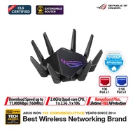 ASUS ROG Rapture GT-AX11000 Pro Tri-Band WiFi 6 Extendable Gaming Router, 10G & 2.5G Ports, AiMesh, 