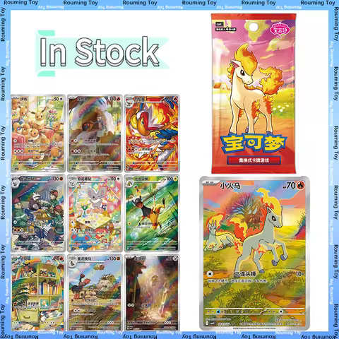 New 100% Original Pokemon Trading Card PTCG 151 Vol.4 Ptcg Gem Pack Chinese Version Collections PKM 