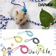DAPHNE Pet Cage Leash, 1.4m Adjustable Pet Hamster Leash, High Quality Nylon Walking Leash Rat Mouse