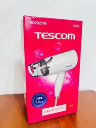 TESCOM 輕量型 大風量負離子吹風機 TID292TW 日本髮廊採用第一