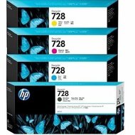 Hp 728 (Genuine) Matte Black 300ml 3WX30A Yellow 130ml F9J65A Magenta 130ml F9J66A Cyan 130ml F9J67A