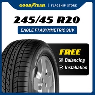 Goodyear 245/45R20 Eagle F1 Asymmetric SUV ROF Tyre For BMW X4 [Free Installation]