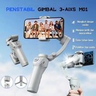 MTR M01 Gimbal Stabilizer Handphone Gimbal Stabilizer Tongsis Bluetooth Tripod/ Stabilizer Smartphon