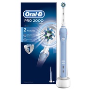 Oral B pro2000 Electric Toothbrush 3D Ultrasonic Tooth Brush Pressure Sensor 2 Modes Gum Care Inductive Charger Toothbrush with Box