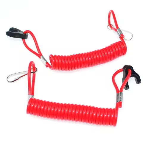823054Q 823054 Kill Stop Switch Safety Lanyard Cord For Mercury and Mariner Outboard Engine2.5, 3.3,