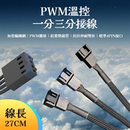 [3C Station] Hub Adapter Cable PWM Temperature Control Breakout 4PIN One Point Three Small 4PIN Fan 