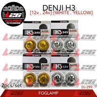 2PCS/SET Isuzu CXM w/ bracket Fog Lamp Light 24v 12v White for Truck DJ-299 YT-299 UNIVERSAL