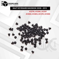100 Pcs Keyboard Screws For Macbook Pro Air A1278 A1286 A1466 A1465 A1502 A1398
