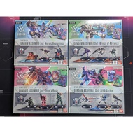 Gundam Card Game Assemble Starter Set ST01A ST02A ST03A ST04A with Gundam Miniatures
