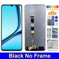 6.74 สำหรับแผงสัมผัสหน้าจอ LCD ชิ้นส่วนทดแทนการกำหนดตำแหน่งสำหรับ Realme Note 50อะไหล่และเครื่องมือส