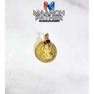 1.49GM-916 LAKSHMI COIN  PENDANT-916 PENDANT-916 INDIAN GOLD LAKSHMI COIN PENDANT-916 GOLD LAKSHMI C